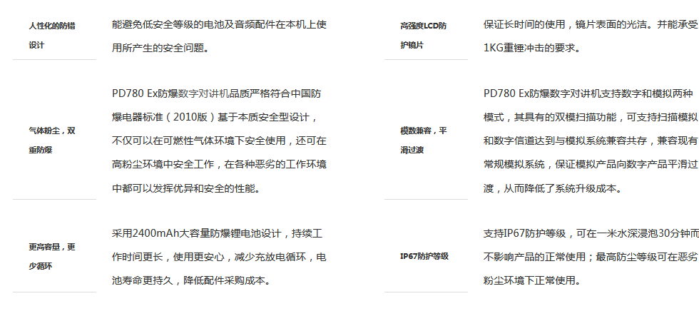海能达PD780 Ex防爆数字无线对讲机